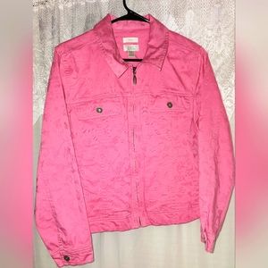 Christopher & Banks Lightweight Jacket w Zipper in Size Medium